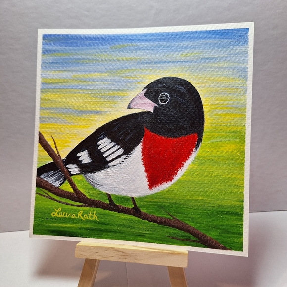 "Bliss" Hand-painted Acrylic Painting - Picture 3 of 15